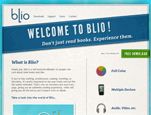 Tablet Screenshot of meetblio.com